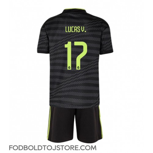 Real Madrid Lucas Vazquez #17 Tredje sæt Børn 2022-23 Kortærmet (+ Korte bukser)